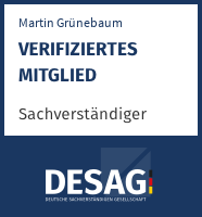 DESAG Sachverstaendiger Martin Gruenebaum